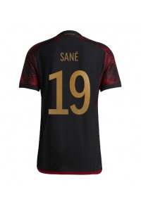 Tyskland Leroy Sane #19 Fotballdrakt Borte Klær VM 2022 Korte ermer